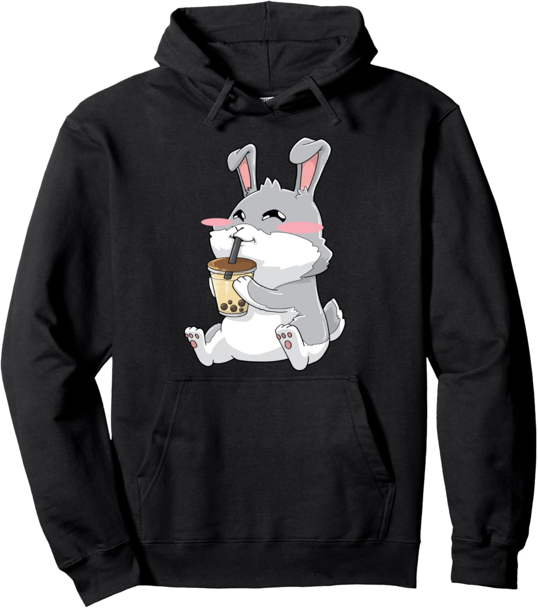 Hase Kaninchen Bubble Tea Kawaii Pullover Hoodie