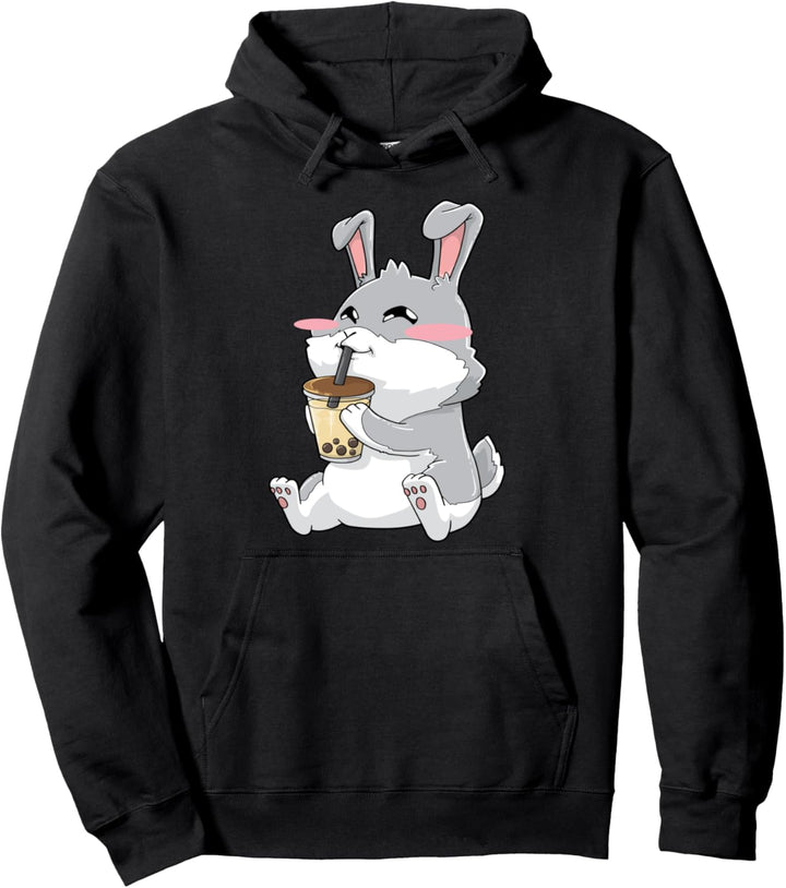 Hase Kaninchen Bubble Tea Kawaii Pullover Hoodie