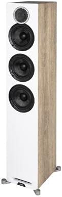 ELAC Debut Reference DFR52 Standlautsprecher, Weiss/Holz