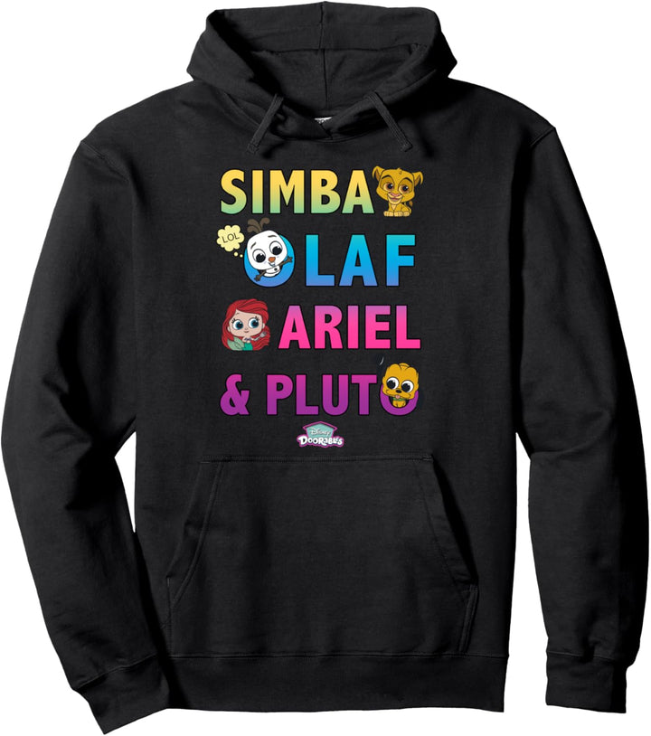 Disney Doorables Name Stack Portraits Pullover Hoodie