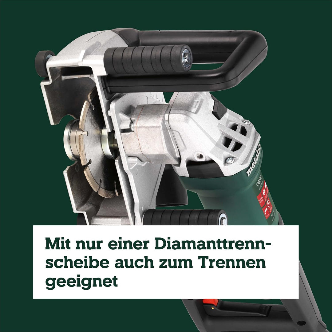 Metabo Mauernutfräse MFE 40 – 604040500 – Für präzise Elektroinstallationen zum Verlegen von Kabeln