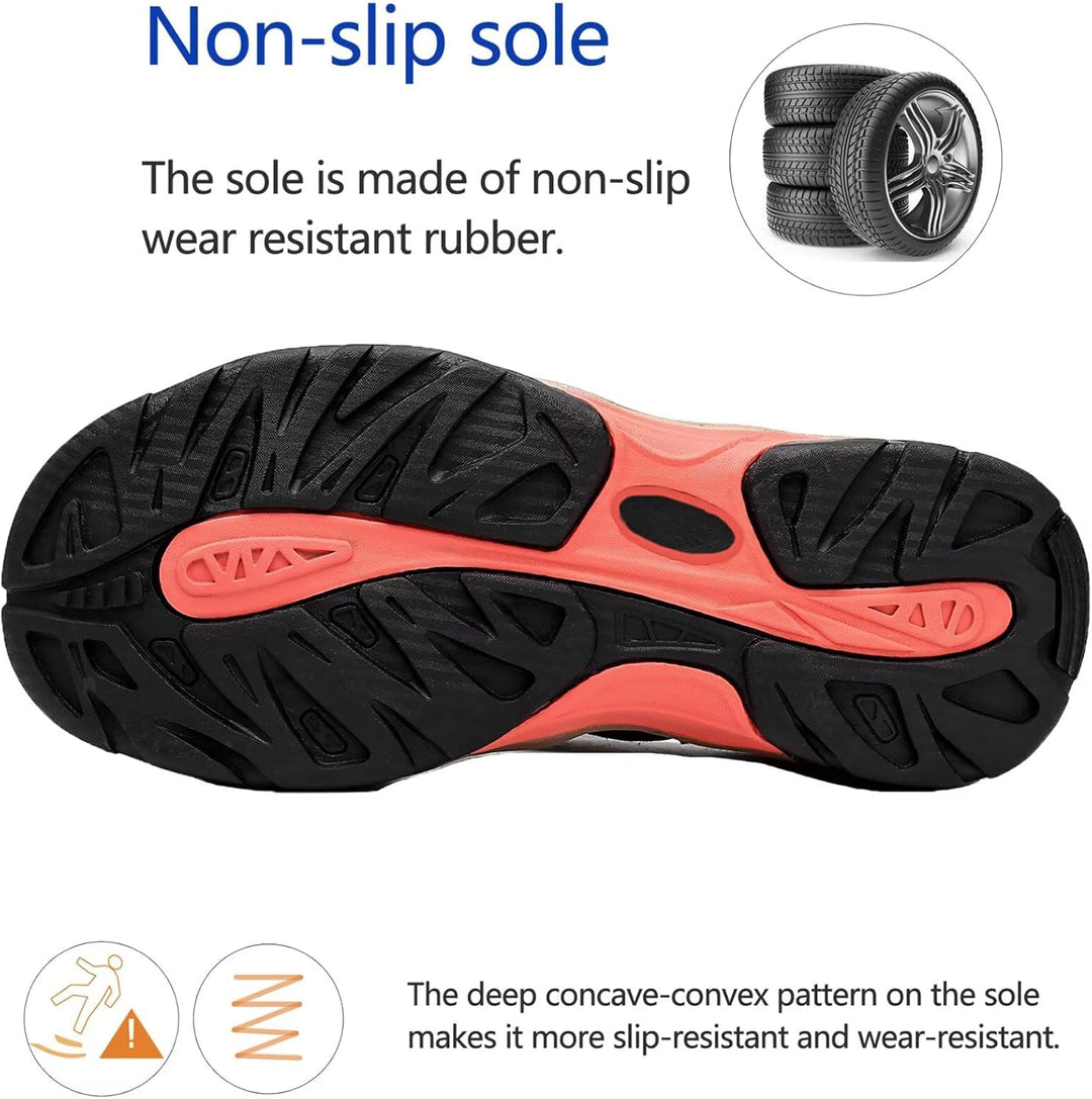 Herren Sandalen Leder Strand Trekkingsandalen Outdoorschuhe Sommer Wanderschuhe Männer Sport-Outdoor