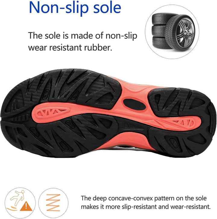 Herren Sandalen Leder Strand Trekkingsandalen Outdoorschuhe Sommer Wanderschuhe Männer Sport-Outdoor