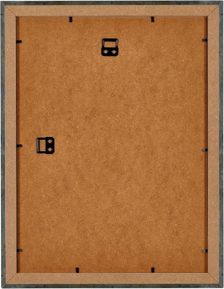 yd. Your Decoration - Bilderrahmen 75x100 cm - Blau Gold Meliert - Bilderrahmen aus MDF mit Acrylgla