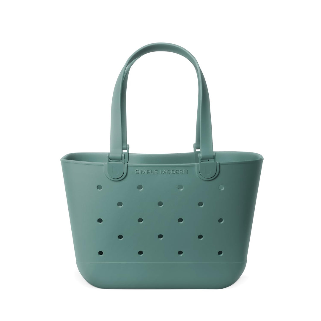 Simple Modern Strandtasche aus Gummi | Grosse Wasserdichte Tragetasche mit Reissverschlusstasche für