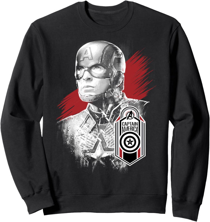Marvel Avengers: Endgame Captain America Badge Portrait Sweatshirt