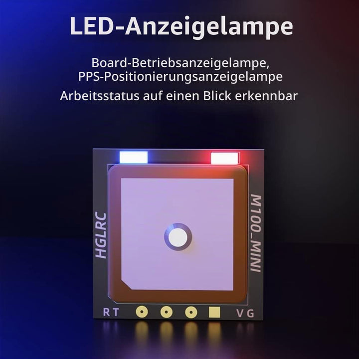 HGLRC Mini M100 GPS Modul für UBLOX Kompatibel mit 2-7 Zoll FPV Racing Drone