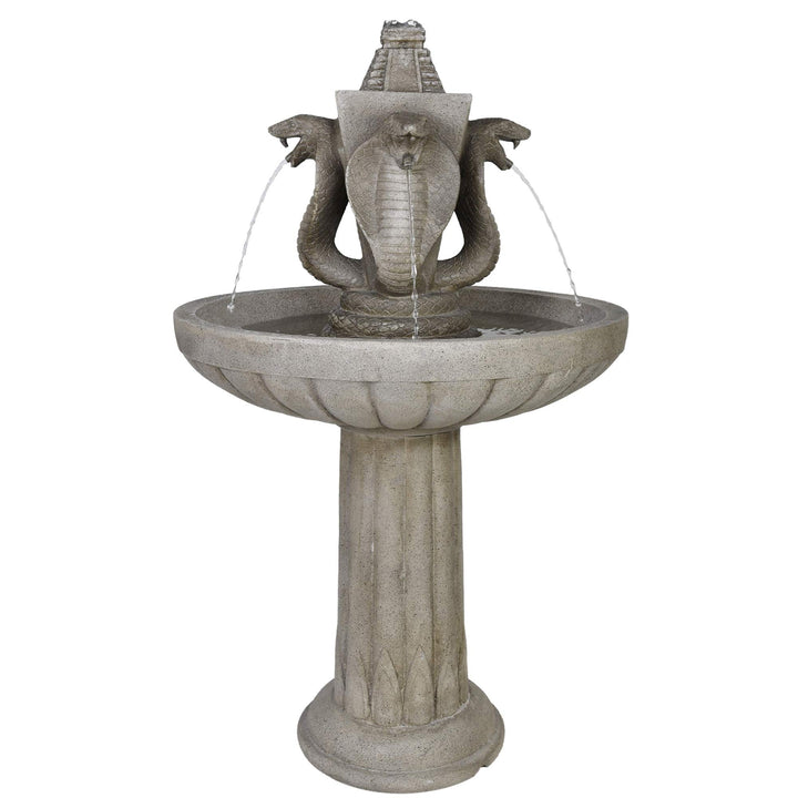 Köhko® Wasserspiel Maya Klassischer Etagenbrunnen Vogelbad Kaskade Zierbrunnen Gartenbrunnen Springb