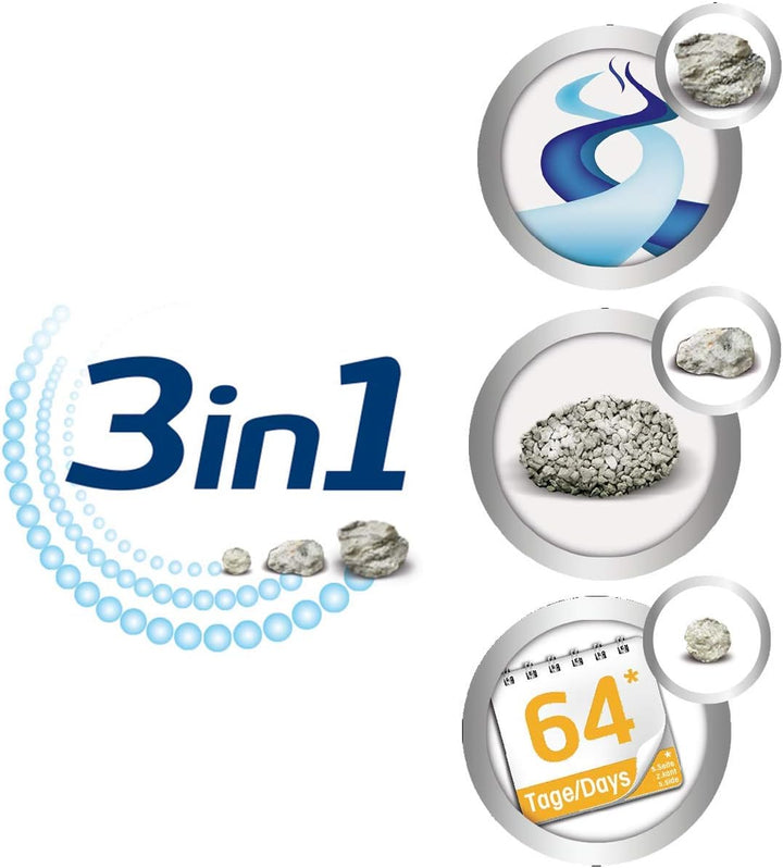 Gimborn Biokat's Classic 3in1 ohne Duft - Klumpende Katzenstreu mit 3 unterschiedlichen Korngrössen