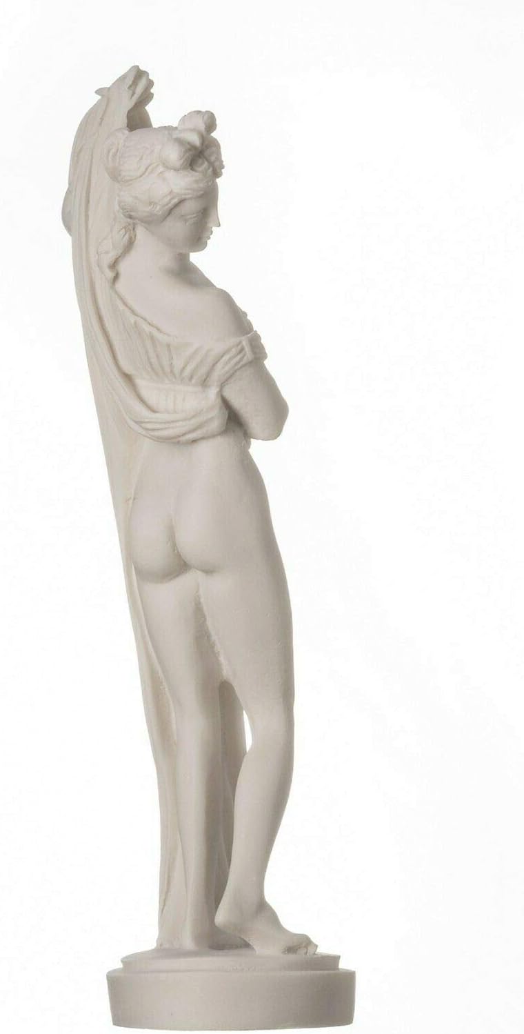 Göttin Aphrodite Kallipygos Venus Alabaster Statue griechische Skulptur Römische Skulptur 25 cm