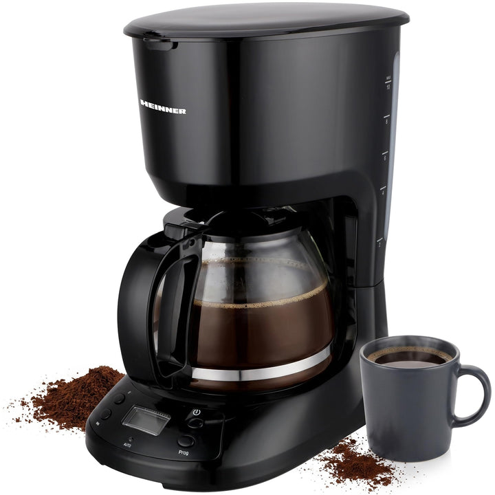 HCM-D750GCBK Digital Coffee Maker with LCD Display, Anti-Drip Function, Black Chatt &amp; 3-Year Warrant