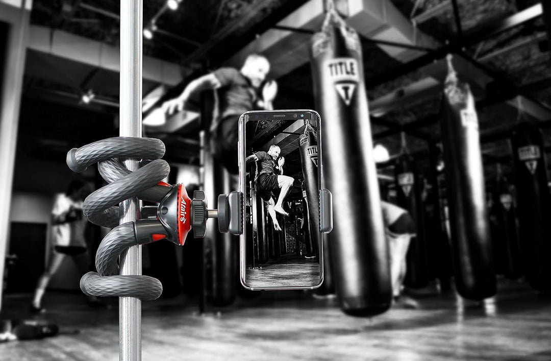 Atairs Handy Stativ für Smartphone mit Fernauslöser - Flexibles Reisestativ für Kamera, DSLR, Action