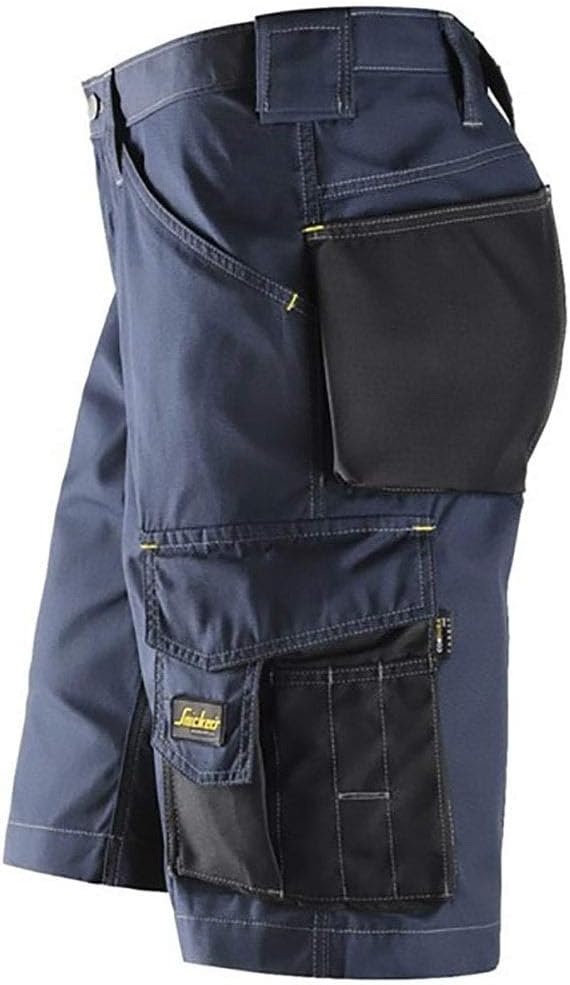 Snickers Workwear Unisex Handwerker Shorts Gr e 56 in marineblau schwarz, Navy-schwarz, EU 56 Navy-s