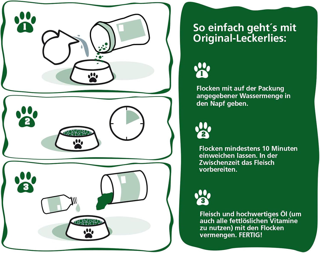 Original-Leckerlies: Weisse Hunde Gemüse-Flocken Black&amp;White, 5 kg getreidefreie Gemüseflocken, Hund