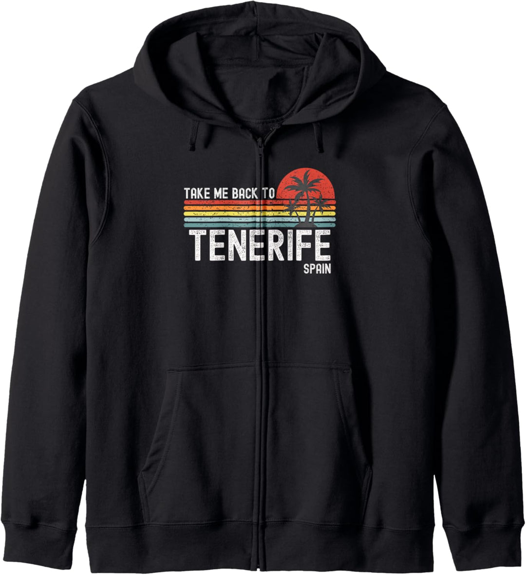 Bring mich zurück nach Teneriffa Spanien - Vintage Vacation Kapuzenjacke