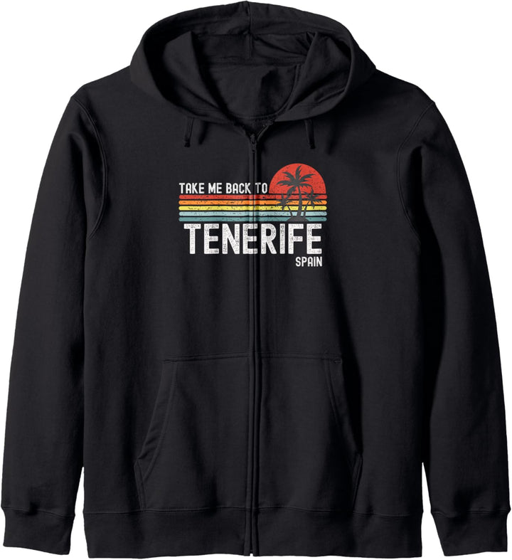 Bring mich zurück nach Teneriffa Spanien - Vintage Vacation Kapuzenjacke