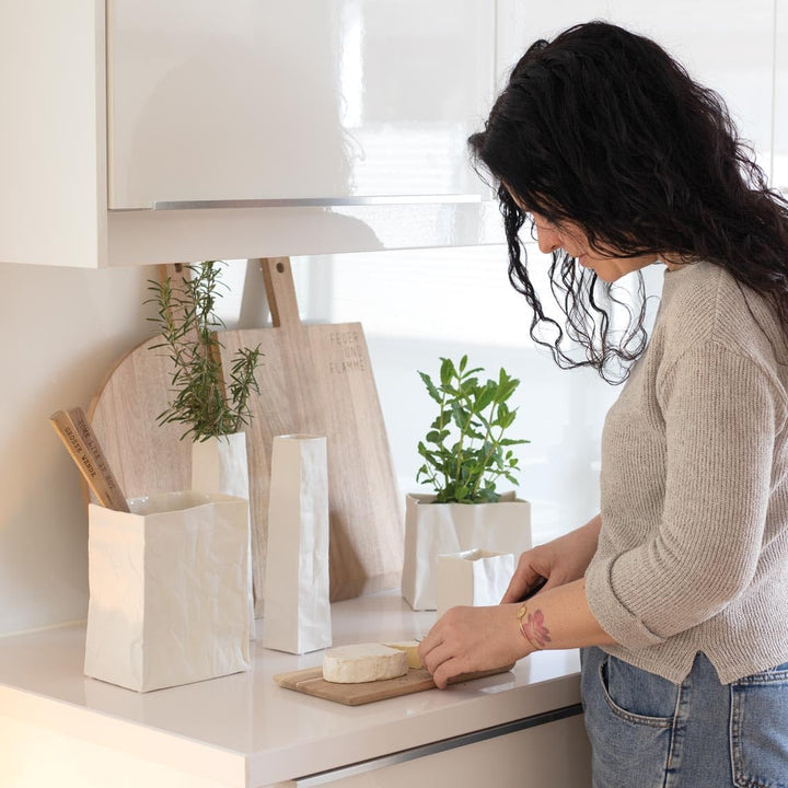 Räder Living Porzellantüte mittel 16,5x11,5x14,5cm, 1, weiss, 16,5 x 11,5 x 20,5 cm