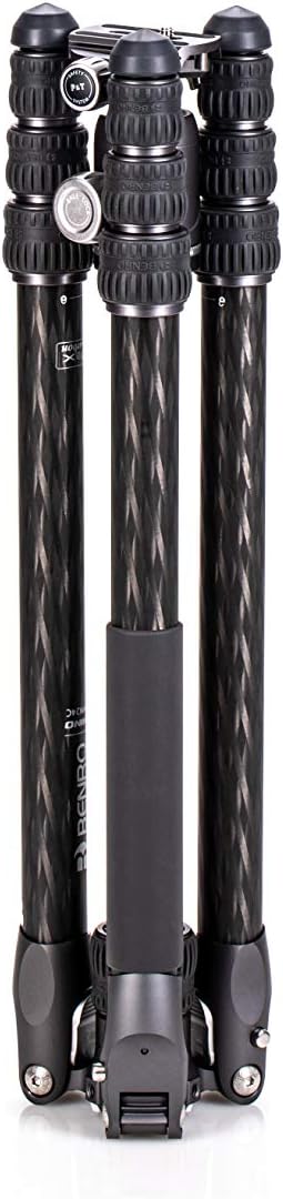 Benro Carbon Fibre Two Series Tripod/Monopod with VX25 Ballhead, 4 Leg Sections, Twist Leg Locks, Pa