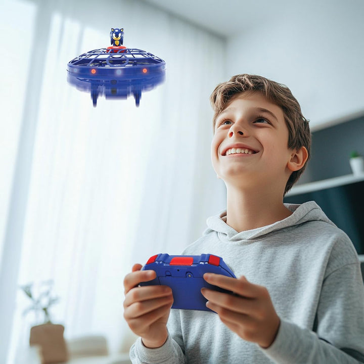 Lexibook, RC UFO Flying Sonic mit Lichtern und Gestensteuerung, freihändige Steuerung mit wiederaufl