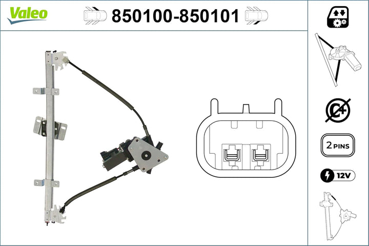 VALEO Fensterheber 850100