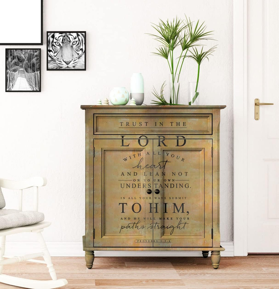 Redesign Decor Transfers Trust In The Lord 24"x32" 655350646837