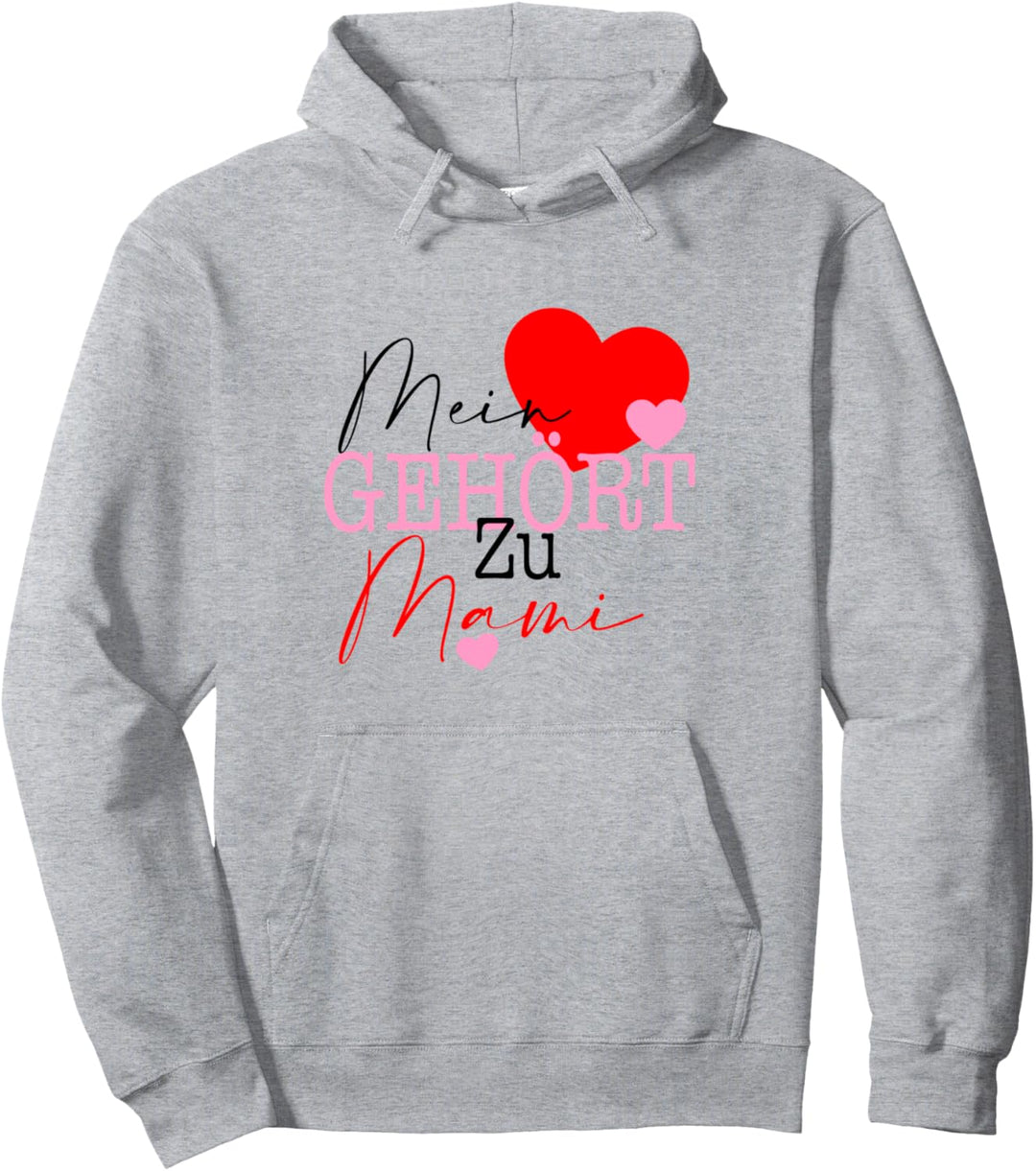 Mein Herz Gehört Zu Mami Lustig Stolzer Sohn Tochter Pullover Hoodie