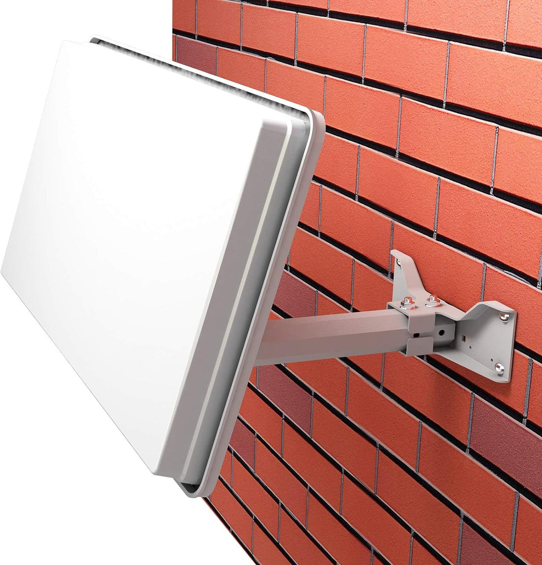 netshop 25 Set: SELFSAT H30D2+ Flachantenne Twin + Fensterhalterung + 2 Fensterdurchführung + 8 F-St