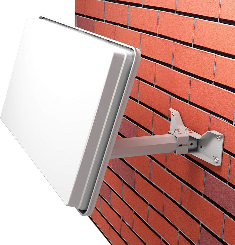 Selfsat H30D1+ Flachantenne Single + 10m Kabel + Fensterhalterung + SAT-Finder + 1 Fensterdurchführu