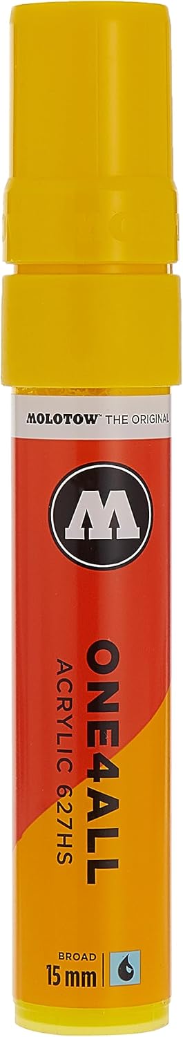 Molotow One4All 627HS Acryl Marker Basic-Set 1 (15,0 mm Strichstärke, Blockspitze, hochdeckend und p