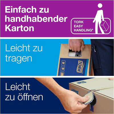 Tork Zickzack Papierhandtücher Universal 290152 - H3 Falthandtücher für Papierhandtuchspender - 1-la