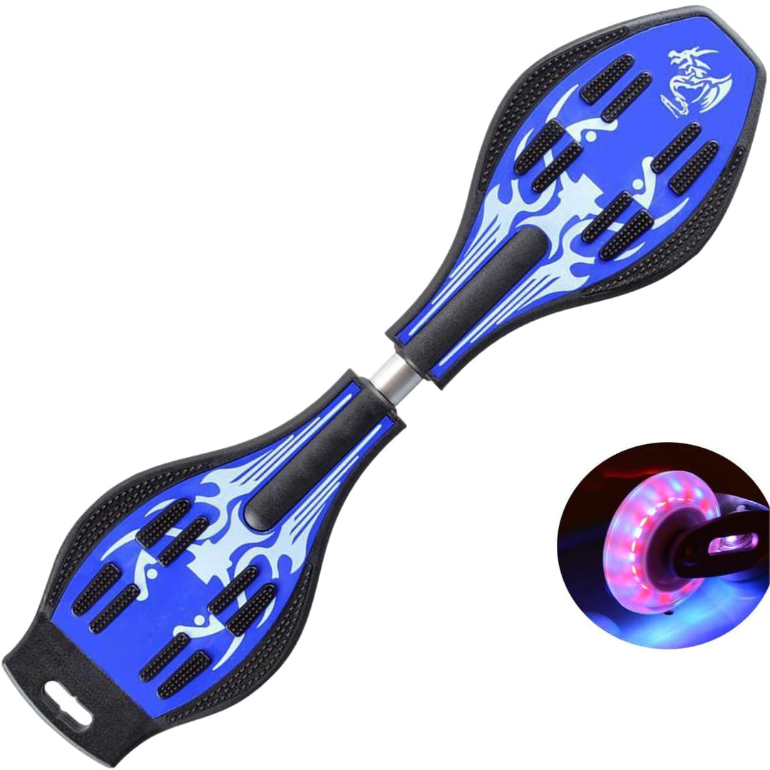 ERNAN Waveboard- Compact Lightweight Caster Board Kids/Teens. Waveboard Kinder Street Surfen Caster