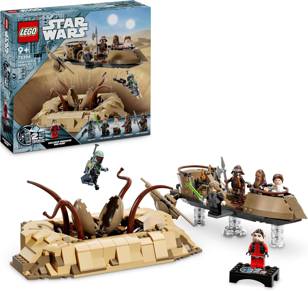 LEGO Star Wars: Die Rückkehr der Jedi-Ritter Wüsten-Skiff und Sarlacc-Grube, Fantasy-Set zum Sammeln