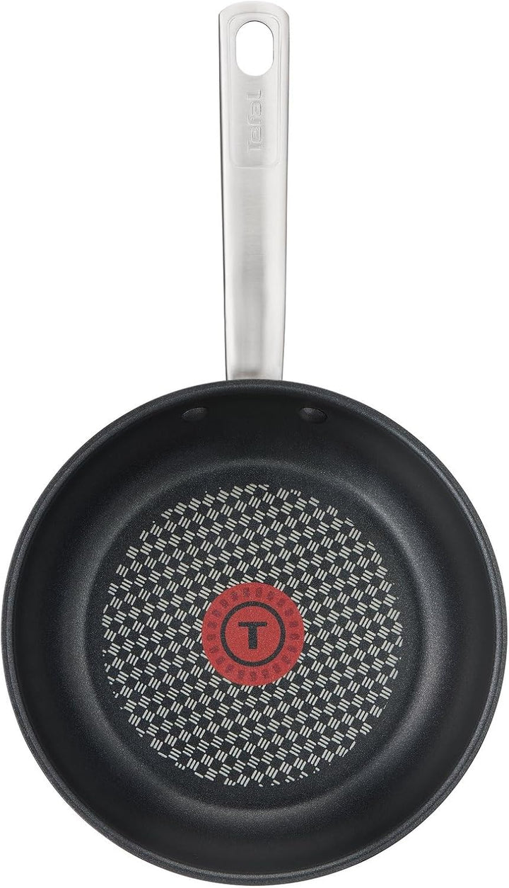 Tefal E49104 Virtuoso Pfanne Versiegelt | 24 Cm | Hochwertiger Premium-Edelstahl | Titanium Pro Anti
