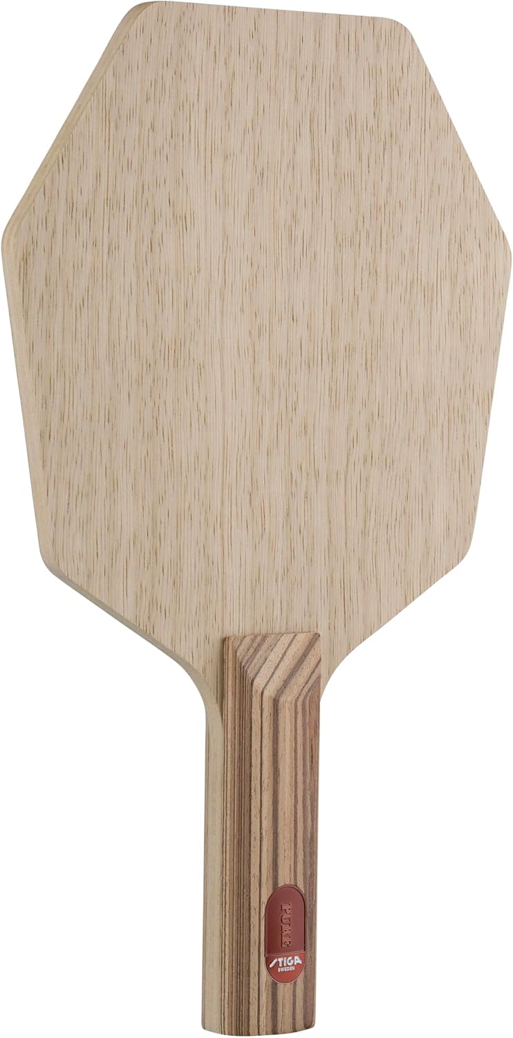 STIGA Tischtennisholz Pure - Professionelles Offensives Tischtennis Holz Blade – 7 Schichten reines