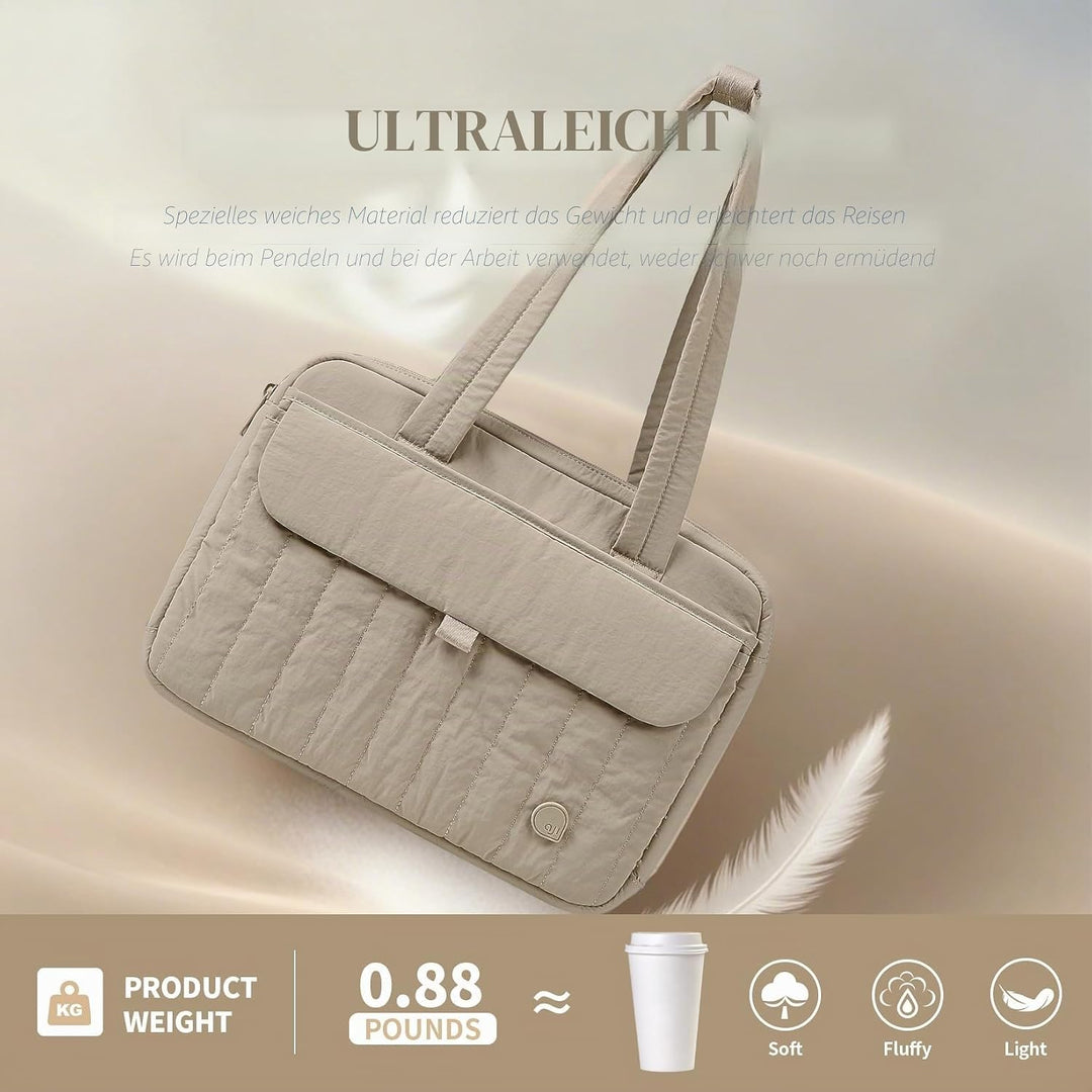 aji Laptoptasche Damen Herren 14-16 Zoll, Arbeitstasche für Büro, Leichte Handtasche Schule Lehrerta