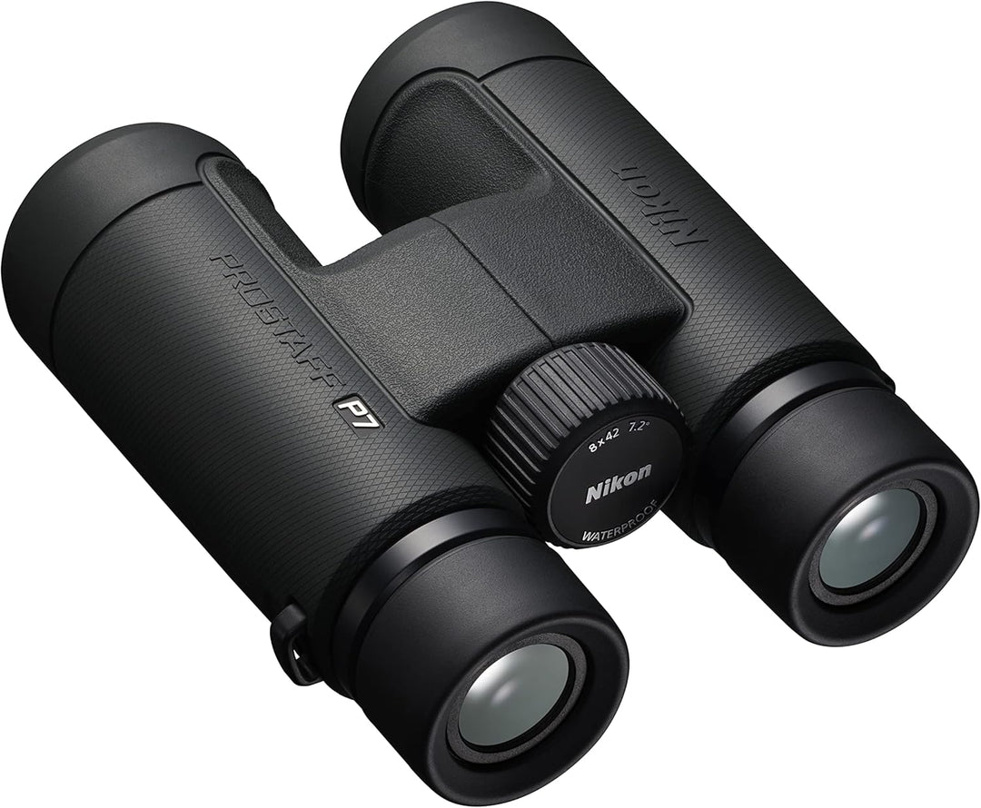 Nikon Prostaff P7 8x42 Fernglas, wasserdicht, beschlagfrei, gummierte Aussenseite, volle Grösse, öl-