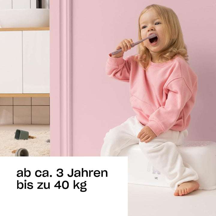 Hylat Baby Tritthocker Kinder - Stabil & rutschfest, Gummiert, Leicht - Für Kinder ab 3 Jahren, bis