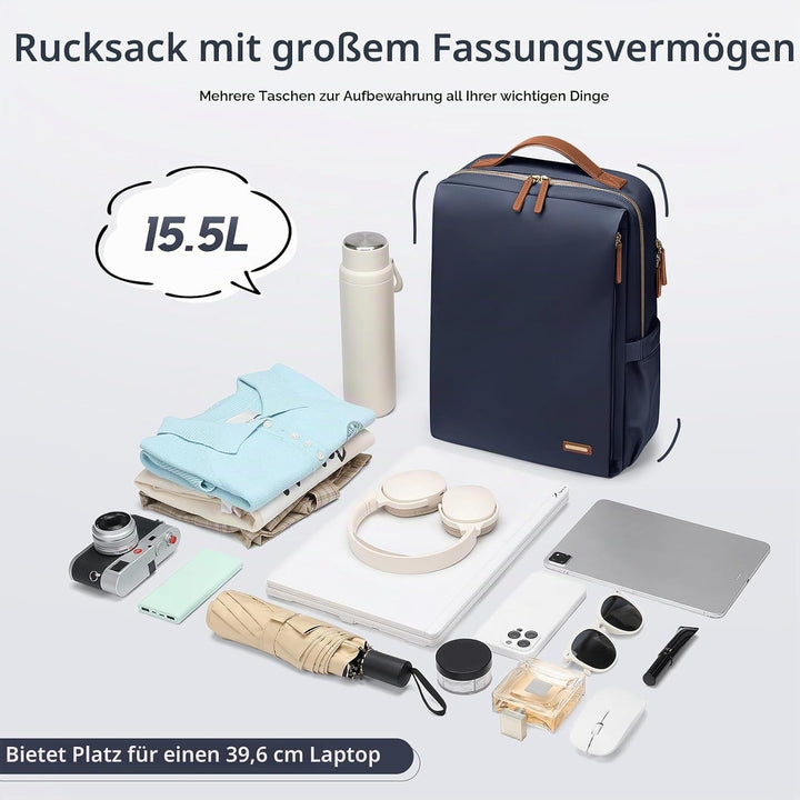 Stilvoller Laptop Rucksack für Damen von Fluggesellschaften zugelassen, Perfekt für die Arbeit das C