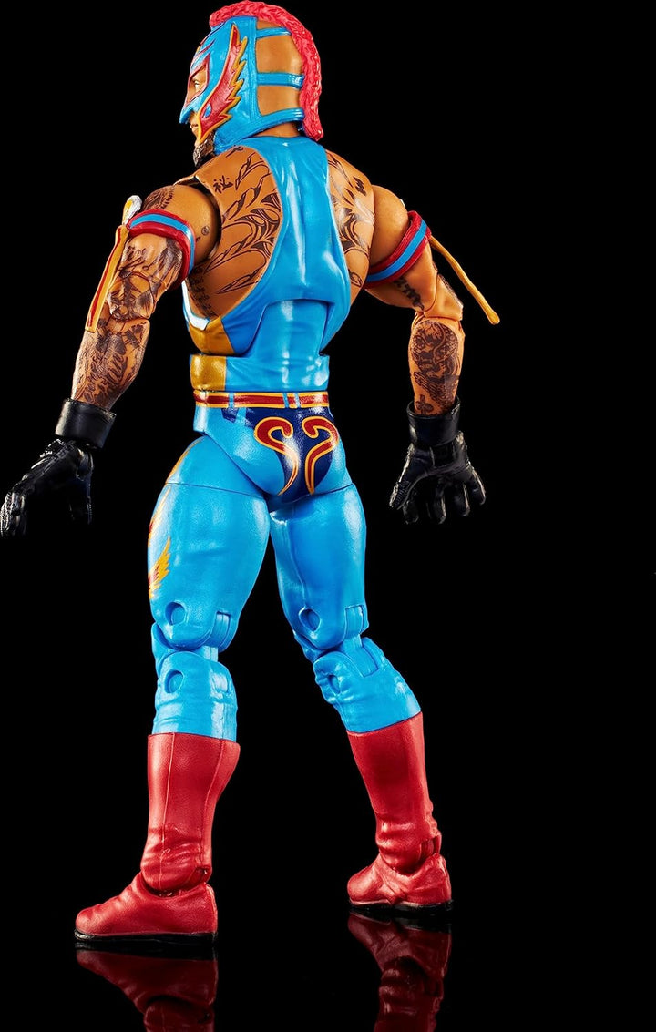Mattel WWE Rey Mysterio Top Picks Elite Collection Actionfigur, Artikulation & lebensechte Details,