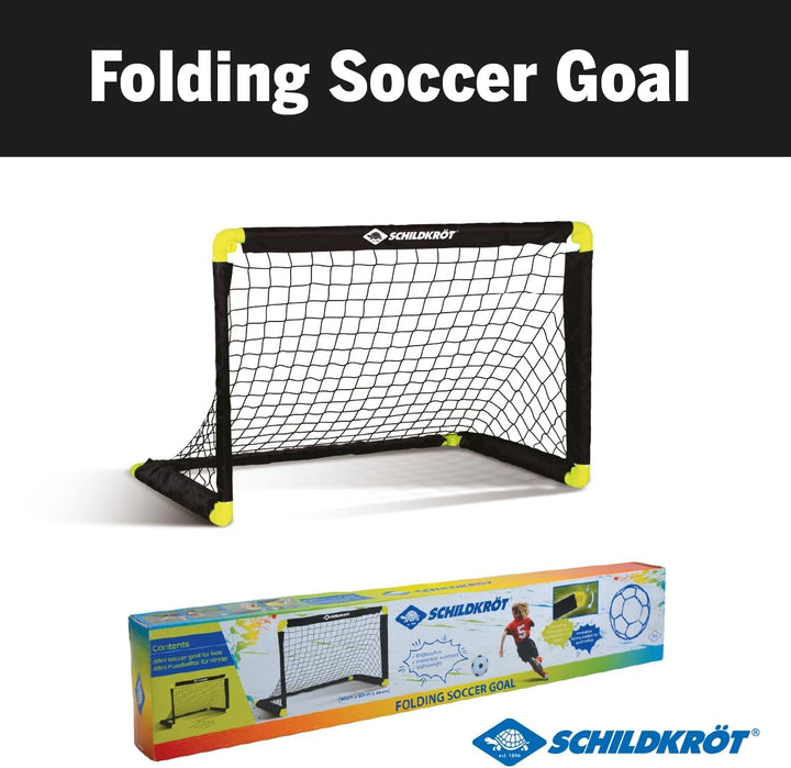 Schildkröt® Folding Soccer Goal, foldable soccer goal with innovative folding technology, made of pl