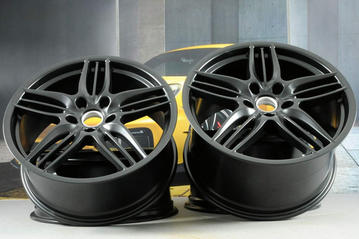 Porsche 911 991.1 C2/C2S 20" Sport Design Felgensatz schwarz matt/Wheels