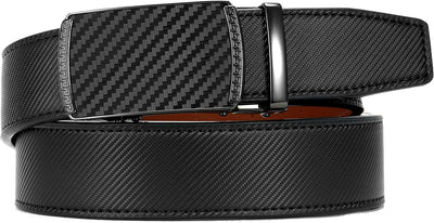 CHAOREN Gürtel Herren, Automatik Ledergürtel Herren Ratsche für Herren Business Anzug, 35mm Gürtel o