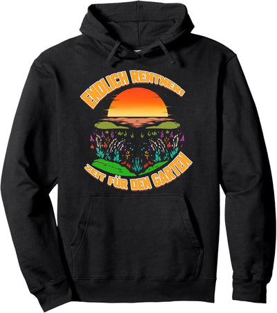Rentner Geschenk für Ruhestand Garten Rente Gärtner Abschied Pullover Hoodie
