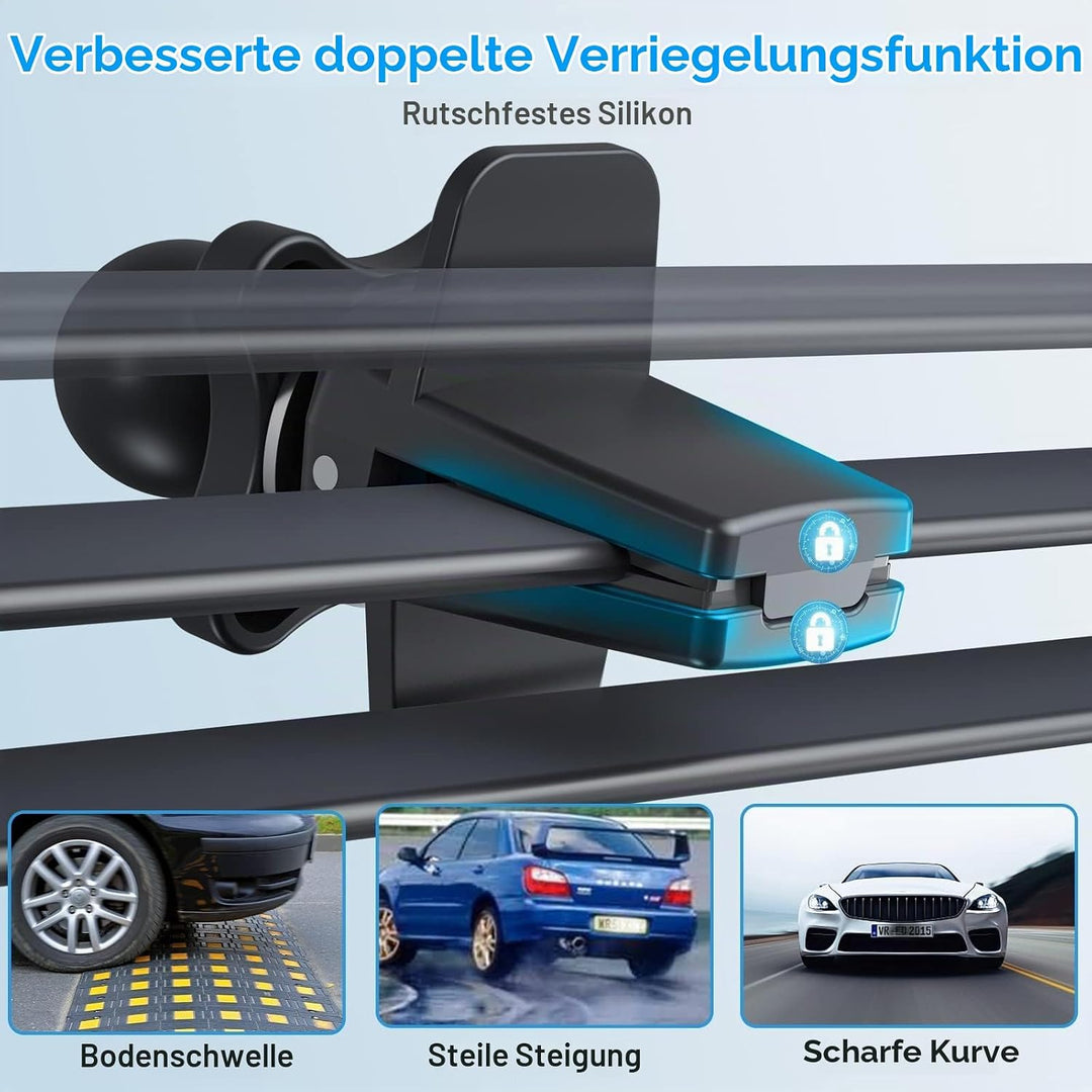 für Magsafe Autohalterung mit Ladefunktion, 15W Kabellose Schnellladen mit 38W QC 3.0 Ladegerät Star