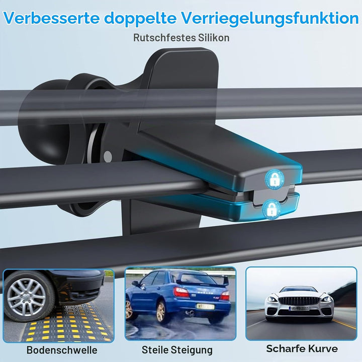 für Magsafe Autohalterung mit Ladefunktion, 15W Kabellose Schnellladen mit 38W QC 3.0 Ladegerät Star