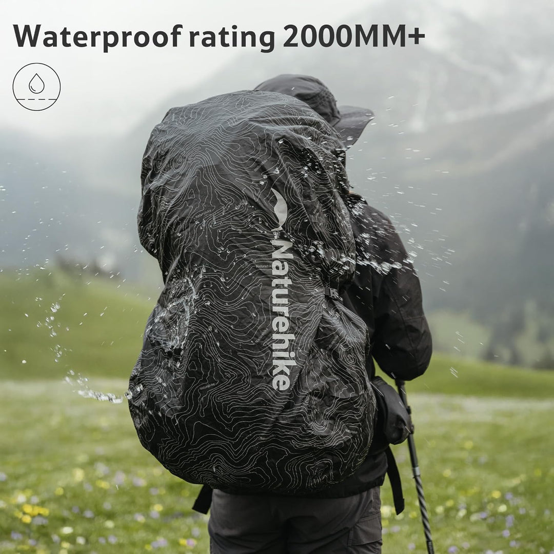 Naturehike Rucksack Regenschutz Wasserdicht Rucksack Abdeckung in Nylon Staubdicht für Outdoor Radfa