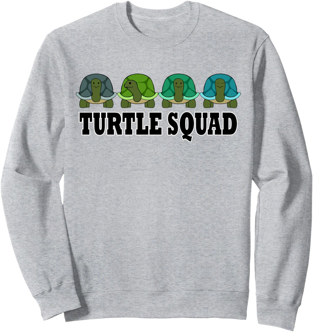 Turtle Squad lustiges Schildkröten Team Sweatshirt