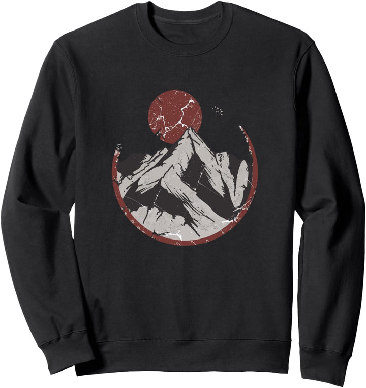 Berge Sonnenuntergang Sweatshirt