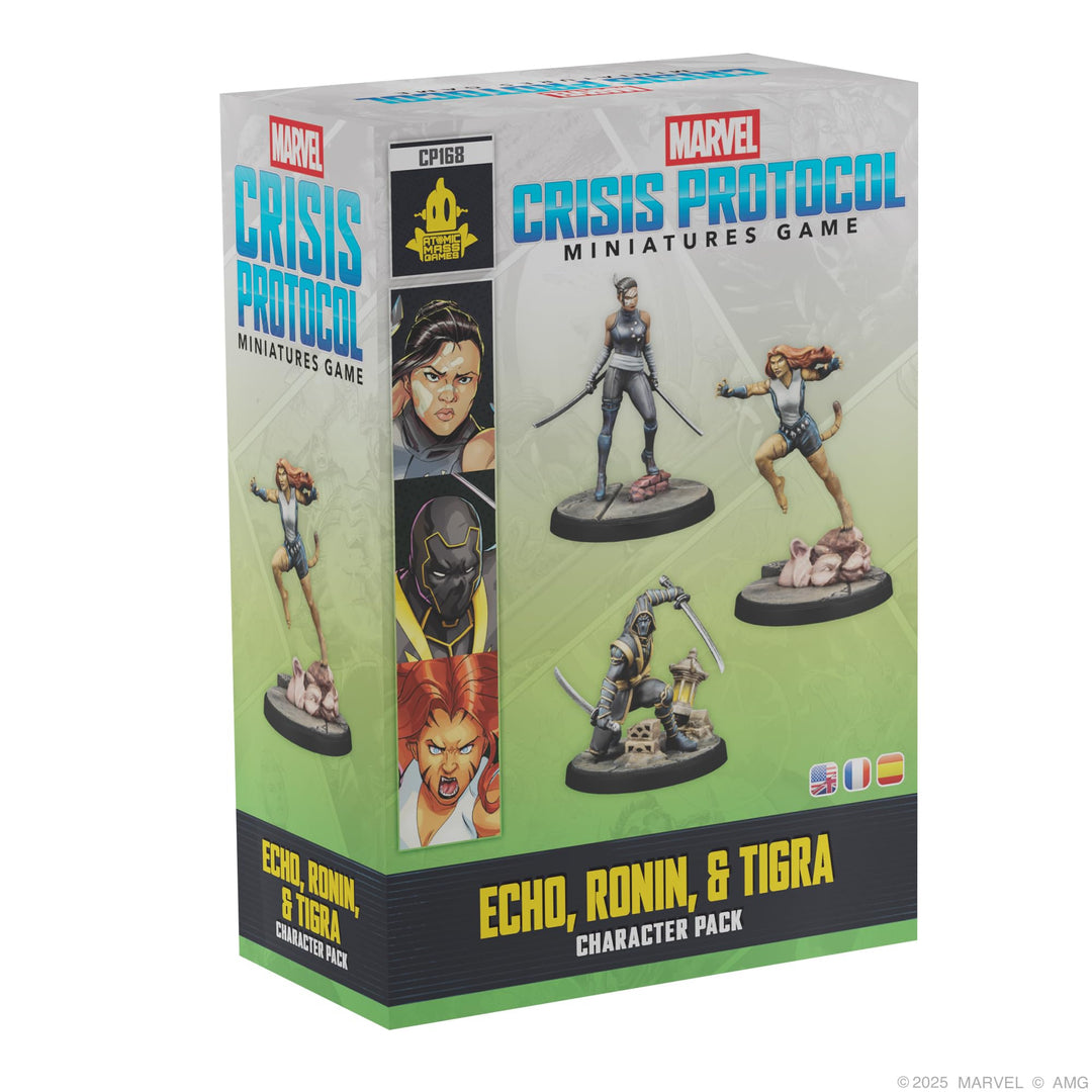 Asmodee, Marvel: Crisis Protocol – Echo, Ronin & Tigra, Character Pack, Atomic Mass Games, Tabletop,
