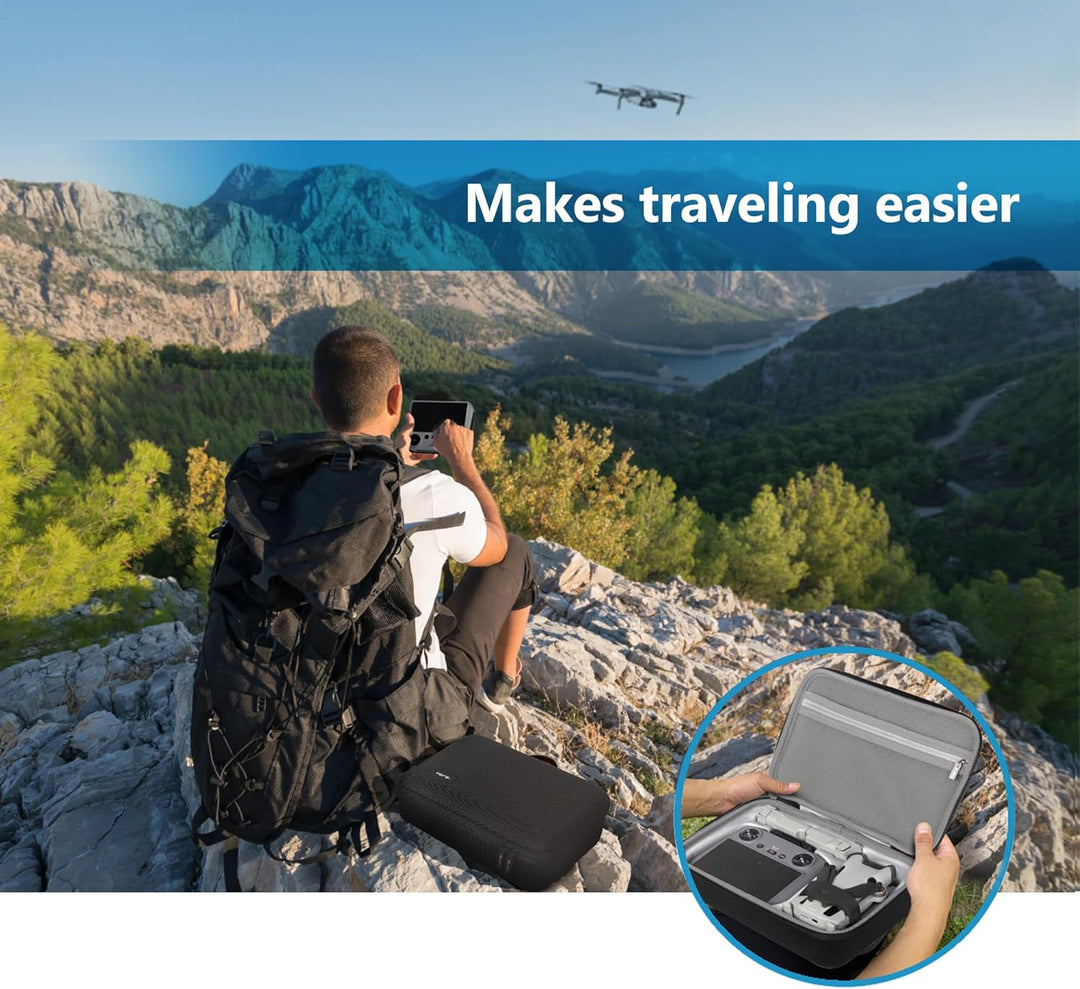 JSVER Tasche für DJI Mini 4 Pro/Mini 3 Pro, Tragetasche kompatibel mit DJI Mini 4 Pro Tragekoffer fü